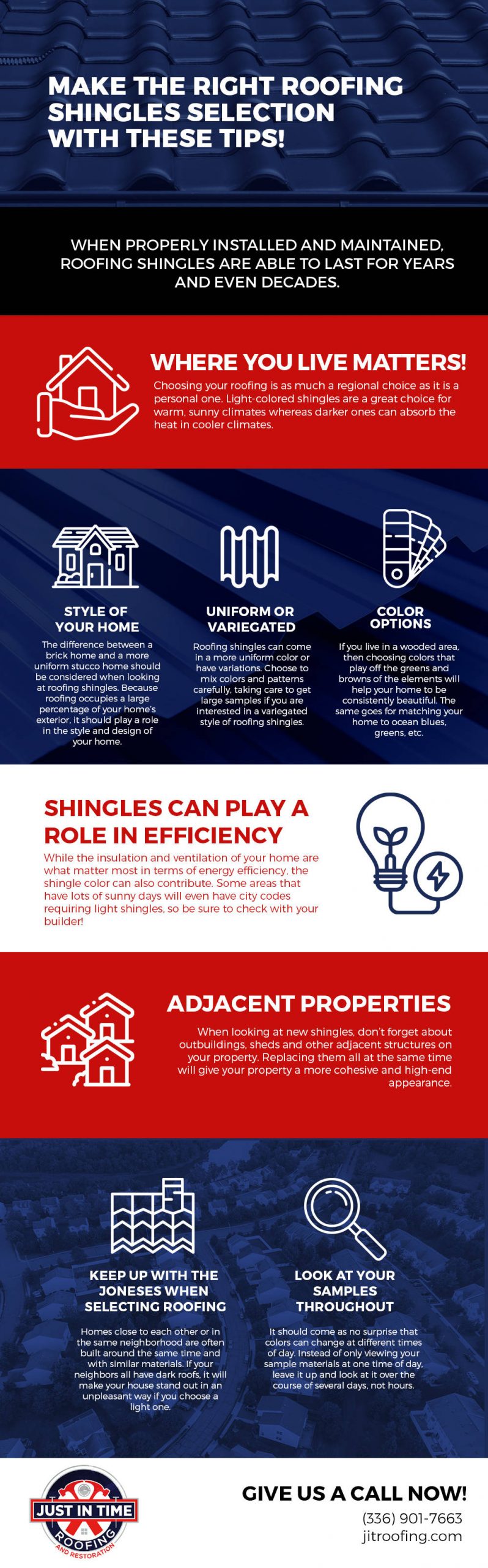 Make the Right Roofing Shingles Selection with These Tips! [infographic]